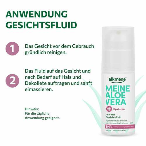 Alkmene Meine Aloe Vera Gesichtsfluid - 4