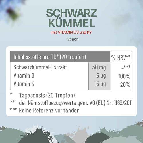 Cannsol Schwarzk&uuml;mmel mit Vit.D3 + K2 Tropfen zum Einnehmen  - 3