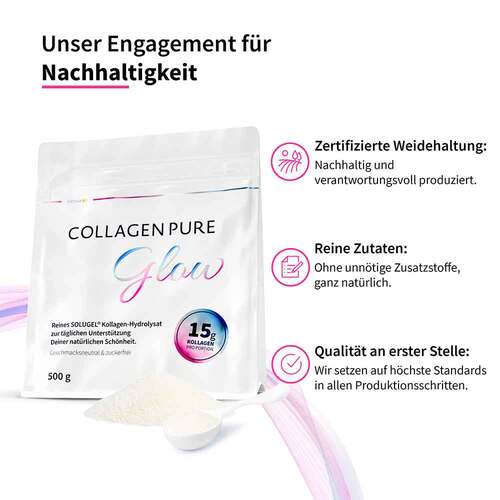 Collagen Pure Glow 100% reines Kollagen Pulver - 8