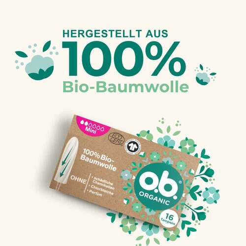 O.B. Tampons Organic mini - 3