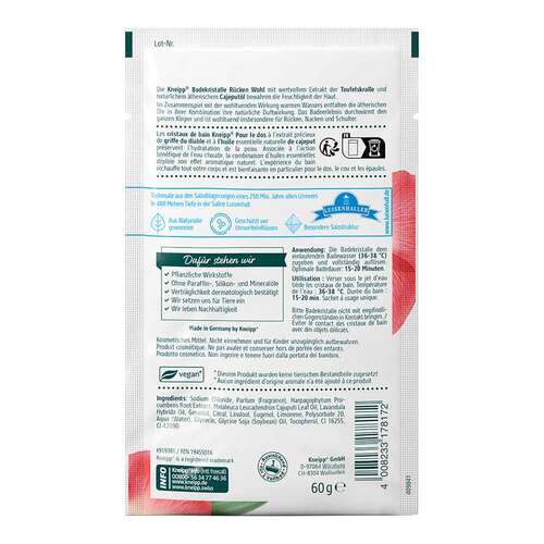 Kneipp Badekristalle Rücken & Schulter - 2