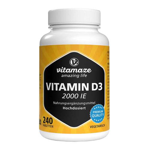 Vitamin D3 2.000 I.E. vegetarisch Tabletten - 1