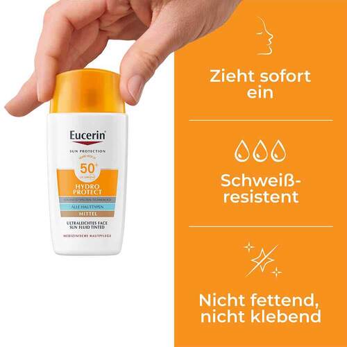 Eucerin Sun Fluid Hydro Protect Face mittel LSF50 +  - 3