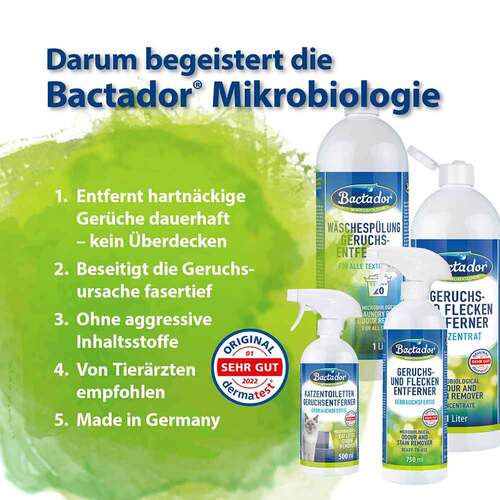 Bactador Bodenreiniger und Geruchsentferner Konzentrat - 2