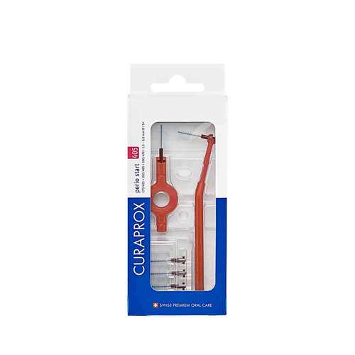 Curaprox Interdental Set Cps 405 rot 5 St B&uuml;rstchen + 2 Halter - 2
