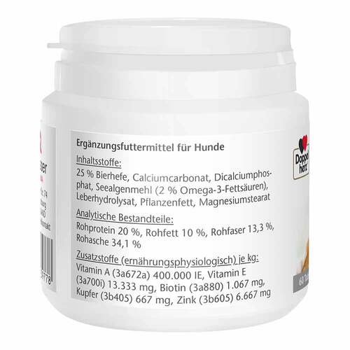 Doppelherz f&uuml;r Tiere Biotin Plus Tabletten f&uuml;r Hunde - 2