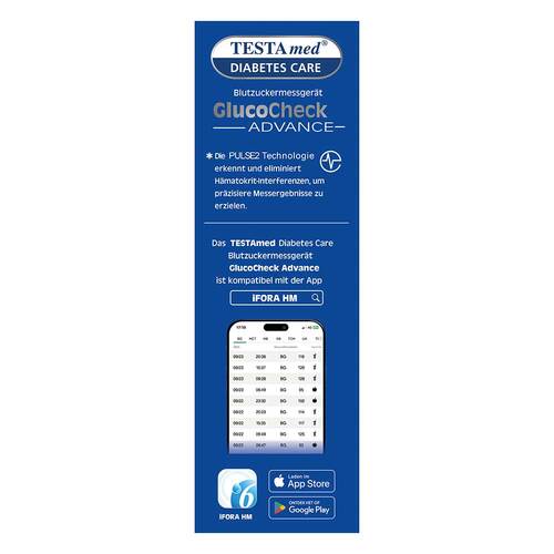 Testamed Glucocheck Advance BZ MG Starterset BT - 3