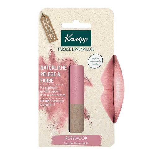 Kneipp farbige Lippenpflege rosewood - 1