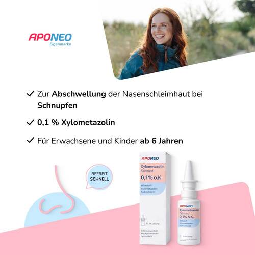 APONEO Xylometazolin Fairmed 0,1% o. K. Nasenspray - 2