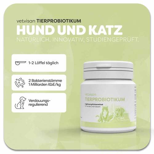 Vetvisan Tierprobiotikum Pulver f&uuml;r Hunde / Katzen - 2