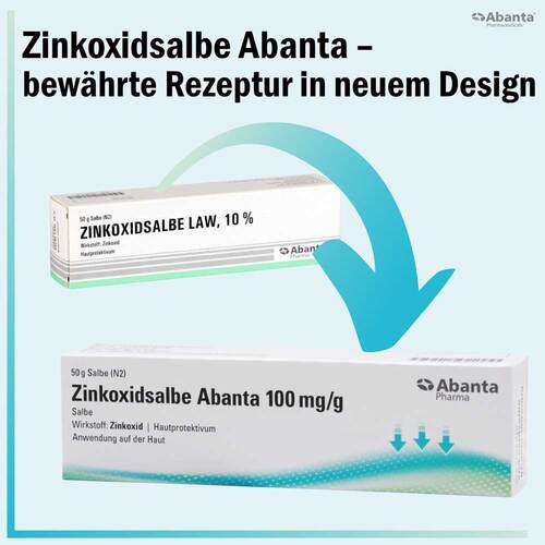 Zinkoxidsalbe Abanta 100 mg / g - 2