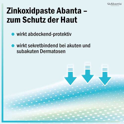 Zinkoxidpaste Abanta 200 mg / g Paste zur Anwendung auf der Haut - 3