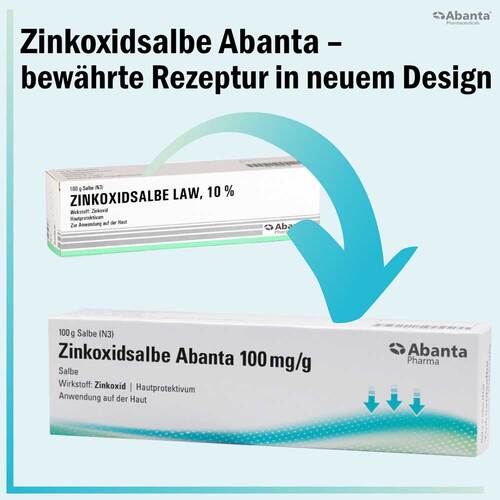 Zinkoxidsalbe Abanta 100 mg / g - 2