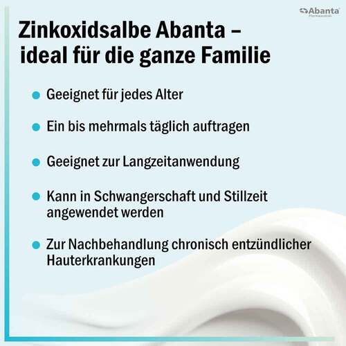 Zinkoxidsalbe Abanta 100 mg / g - 5