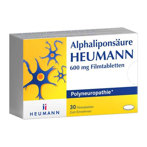 Alphalipons&auml;ure Heumann 600 mg Filmtabletten - 1