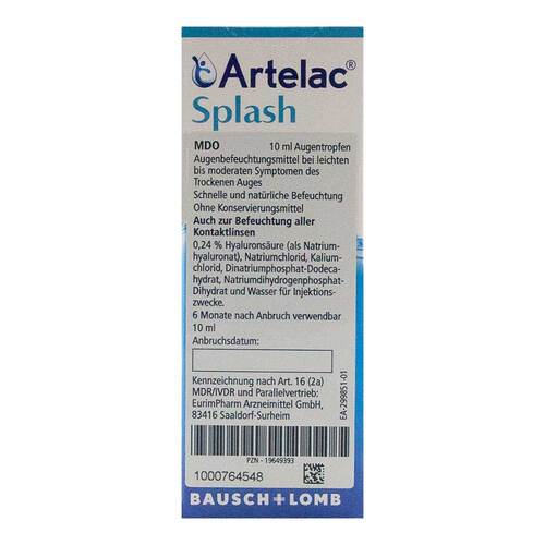 Artelac Splash MDO Augentropfen - 2