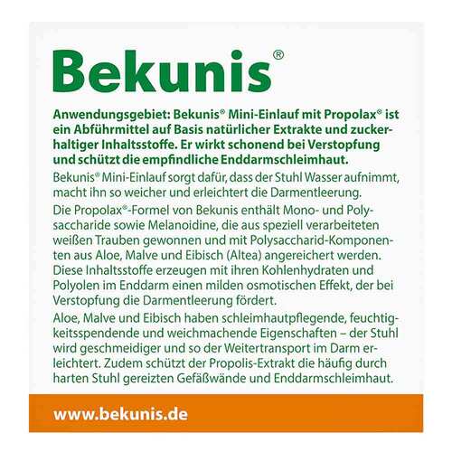 Bekunis Mini-Einlauf mit Propolax Klistiere - 6