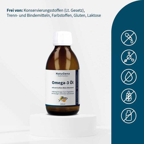 Omega-3 NAT.Fisch&ouml;l 2450 mg Orangen-Zitronenaroma - 2