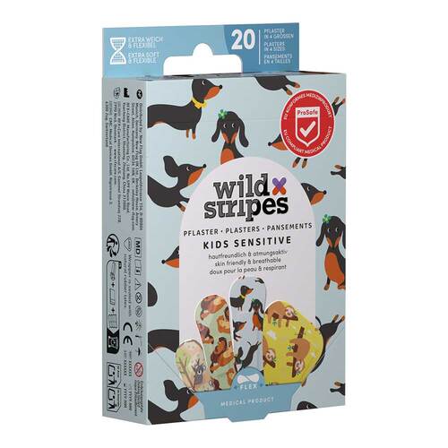 Wild Stripes Kids sensitiv Animal Fun Pflaster - 1