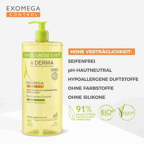 A-Derma Exomega Control Dusch&ouml;l r&uuml;ckfettend - 5