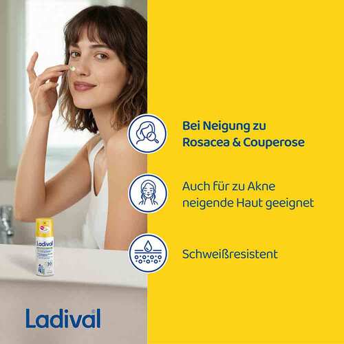 Ladival Ger&ouml;tete Haut Sonnenschutz Gel get&ouml;nt LSF 50 + - 6
