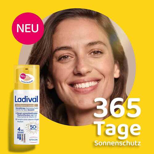 Ladival Anti-Pigment Sonnenschutz Creme get&ouml;nt LSF 50 + - 3