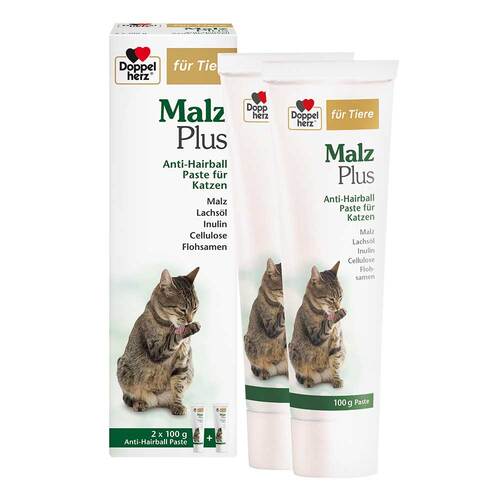 Doppelherz für Tiere Malz Plus Anti-Hairb.Pas.Kat. - 1