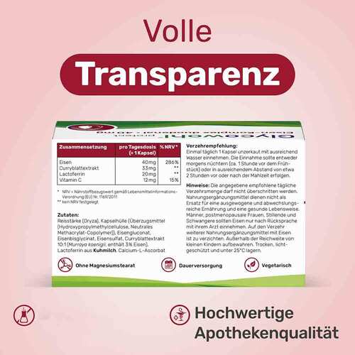 Glycowohl Eisen-Komplex duodenal 40 mg + Vitamin C Kapseln  - 2