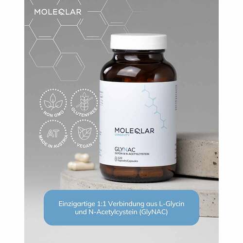 Moleqlar Glynac Glycine &amp; N-Acetylcysteine Kapseln - 2