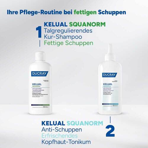 Ducray Kelual Squanorm Anti-Schuppen Shampoo fett. Refill - 4