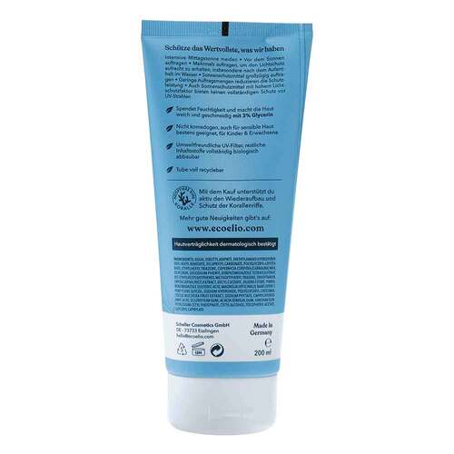 Eco Elio Alles Routine Sonnencreme LSF 50 + - 2