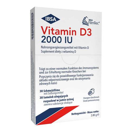 Vitamin D3 2000 I.E. Schmelzfilm - 1