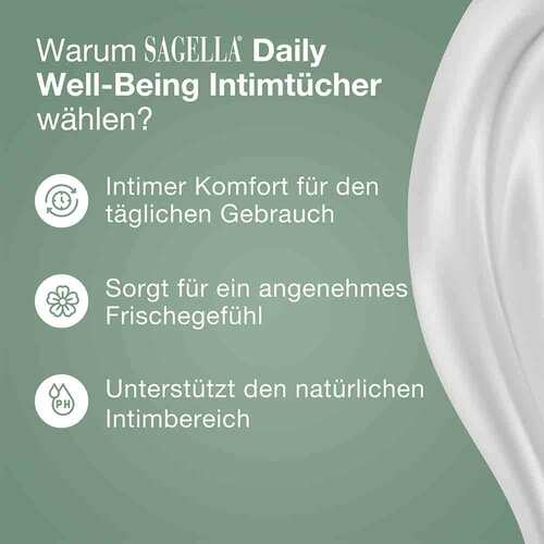 Sagella pH 4,5 Daily Well-Being Tücher - 2