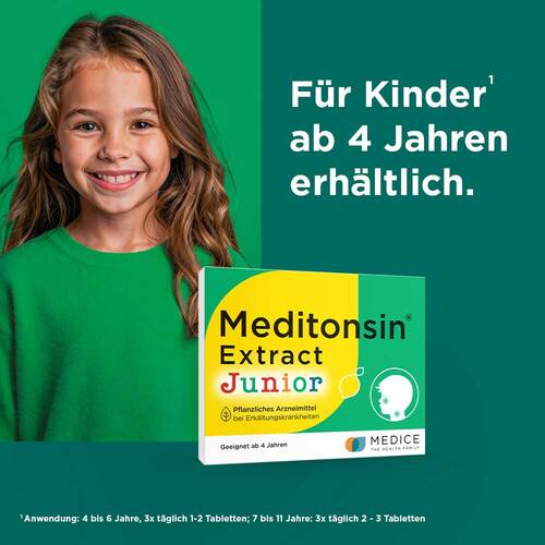 Meditonsin Extract Junior pflanzl.Erk&auml;ltungstabletten  - 6