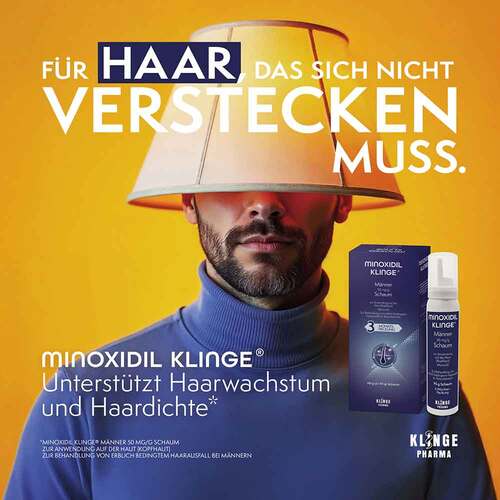 Minoxidil Klinge Männer 50 mg / g Schaum - 2