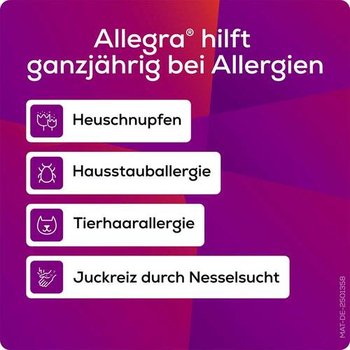 Allegra Allergietabletten 20 mg Tabletten Dose - 5