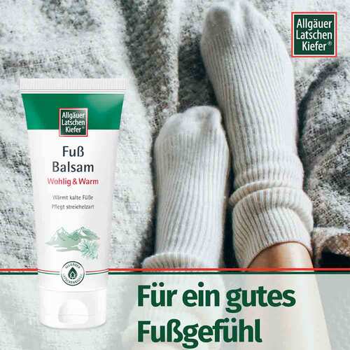 Allg&auml;uer Latschenkiefer Fu&szlig; Balsam wohlig &amp; warm - 3