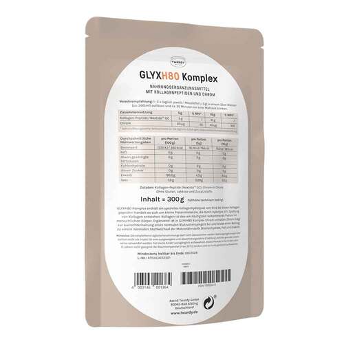 GLYXH80 Komplex Kollagenpeptide & Chrom Pulver - 2