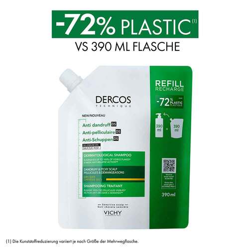 Vichy Dercos Anti-Schuppen Shampoo trockene Kopfhaut  - 4