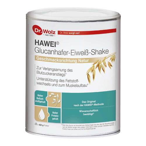Hawei Glucanhafer-Eiweiß-Shake natur Pulver - 1