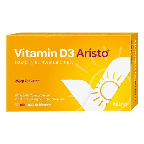 Vitamin D3 Aristo 1000 I.E. Tabletten - 1