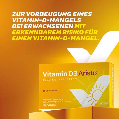 Vitamin D3 Aristo 1000 I.E. Tabletten - 2