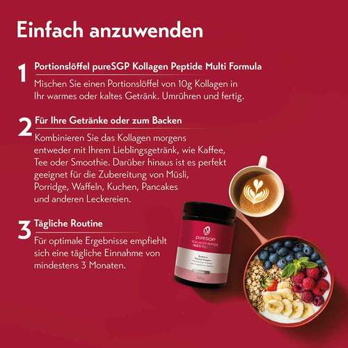 Puresgp Kollagen Peptide Multi Formula Pulver - 2