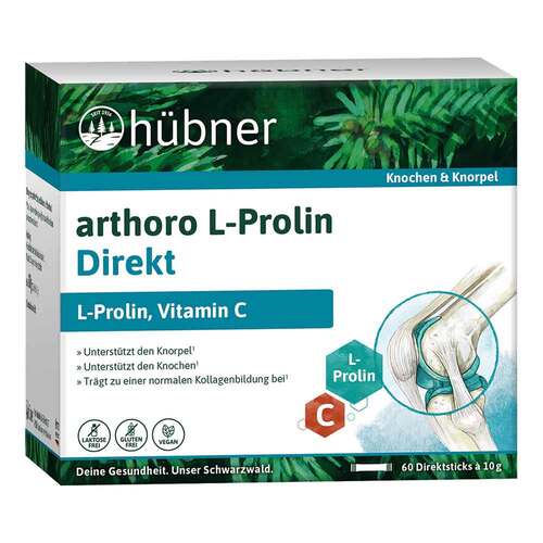 H&uuml;bner arthoro L-Prolin Direkt Pulver - 1
