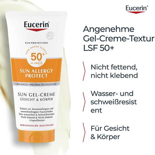 Eucerin Sun Allergie Gel LSF 50 + - 6