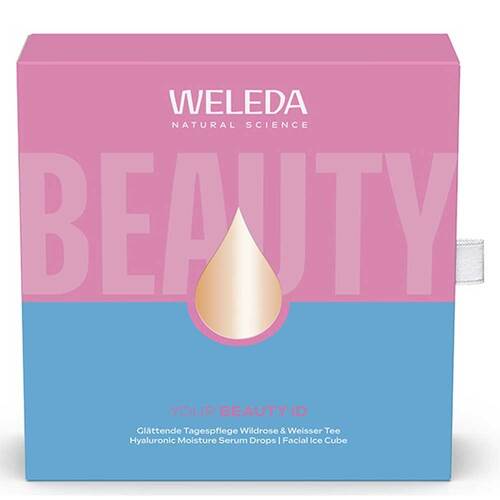 Weleda Geschenkset Gl&auml;ttende Tagespflege u. Hyaluronic Serum Drops - 2
