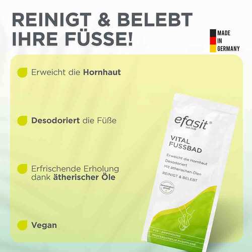 Efasit Vital Fußbad Sachet - 3