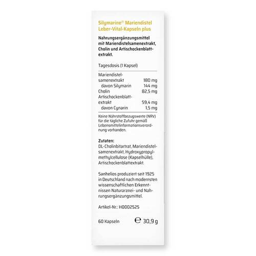 Silymarine Mariendistel Leber-Vital-Kapseln plus - 2