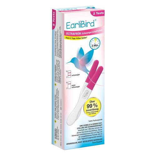 Earlibird Ultrafrüh Schwangerschaftstest Urin Do.P - 2