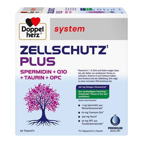 Doppelherz Zellschutz Plus Spermid. + Q10 + Taurin + OPC - 1